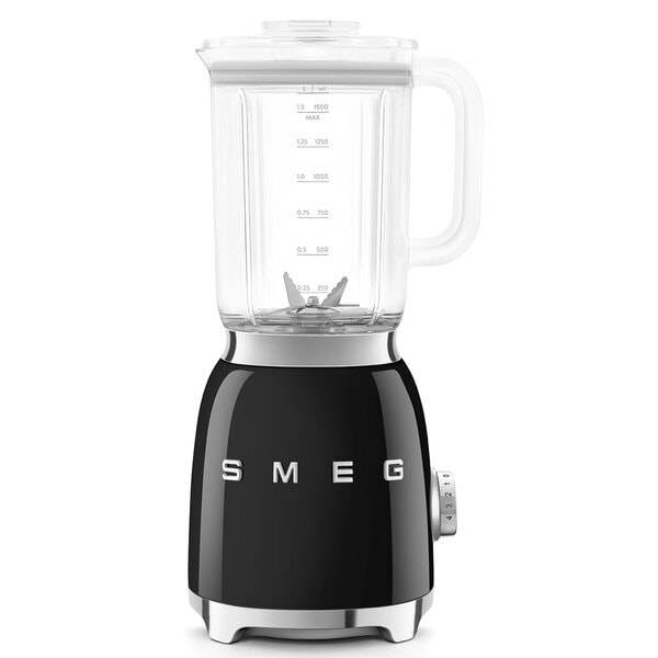 Стационарный чёрный блендер SMEG