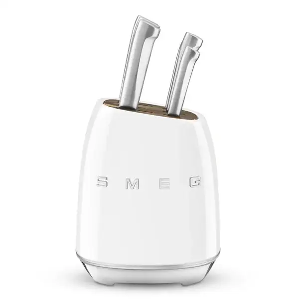 Комплект ножей SMEG белый