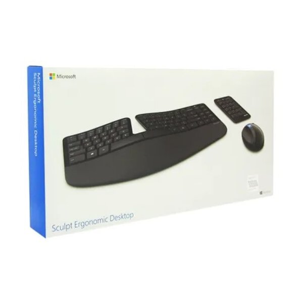 Combo Teclado y Mouse Microsoft Sculpt Ergononomic usb l5v-00004