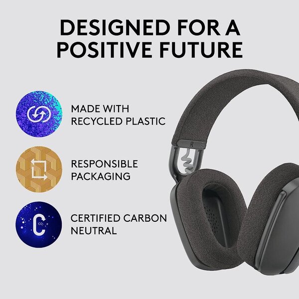 Diadema Inalambrica Bluetooth Logitech Zone Vibe 125-GRAPHITE - Image 3