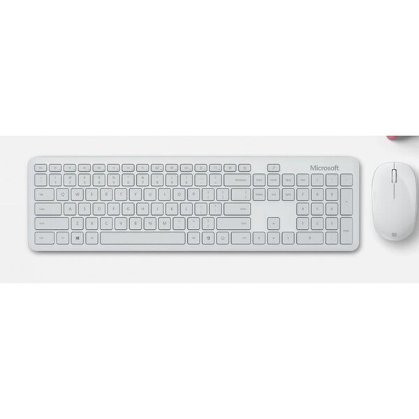 Kit Teclado Y Mouse Microsoft Inalámbrico Bluetooth Blanco QHG-00033 - Image 2