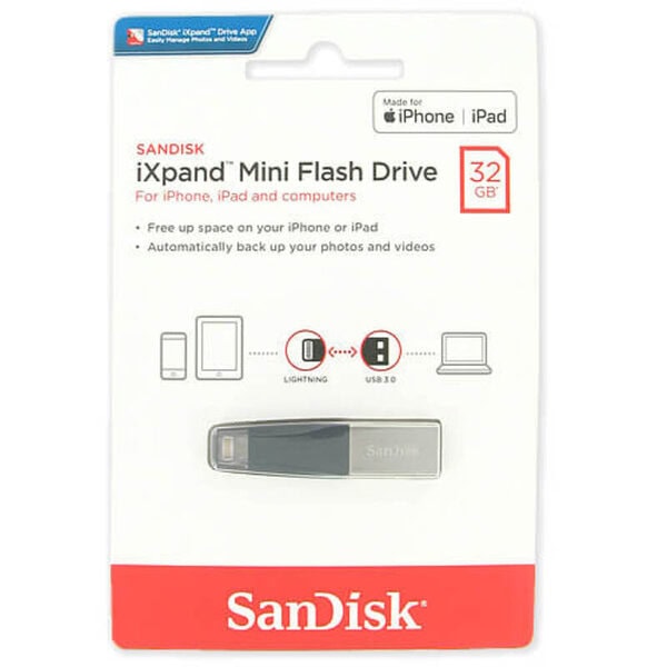 Memoria USB Sandisk para Iphone Ixpand Mini 32 GB SDIX40N-032G-GN6NN