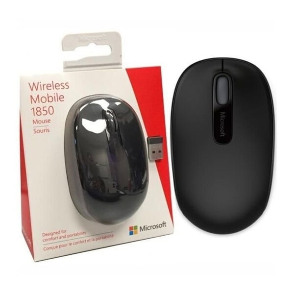 Mouse Inalámbrico 1850 Negro MICROSOFT U7Z00001