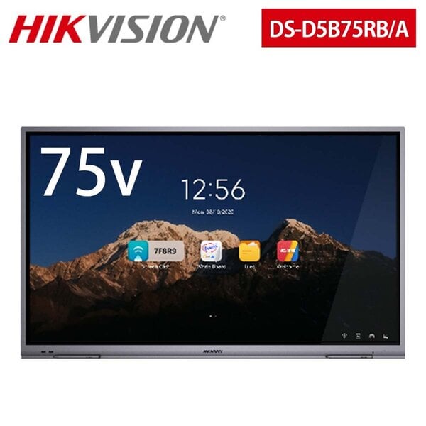 Pantalla Interactiva Hikvision 4K De 75 Pulgadas DS-D5B75RB-A