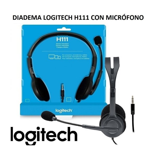 Diadema Logitech H111 StereoHeadset 981-000612