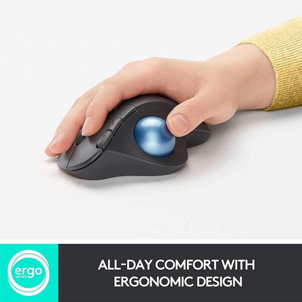 Mouse Logitech Ergo M575 Wireless Trackball Black - Image 4