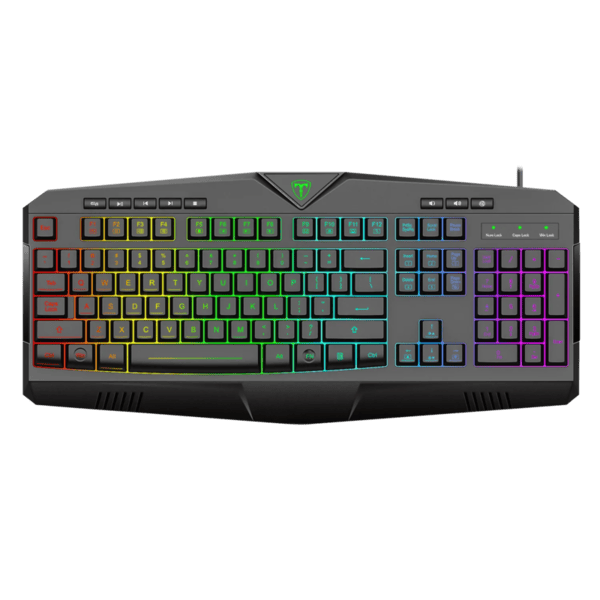 Teclado Mecanico Gamer T-dagger T-tgk106 Tanker Rainbow Rgb