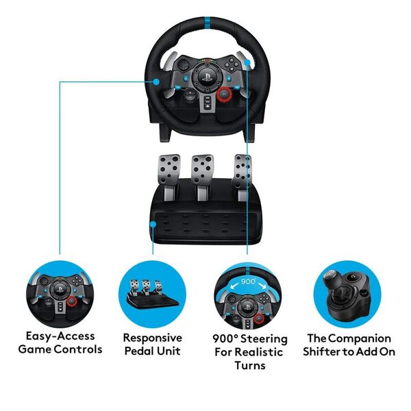 Timon Logitech G29 driving force Racing Wheelfor PS3-PS4 - Image 2