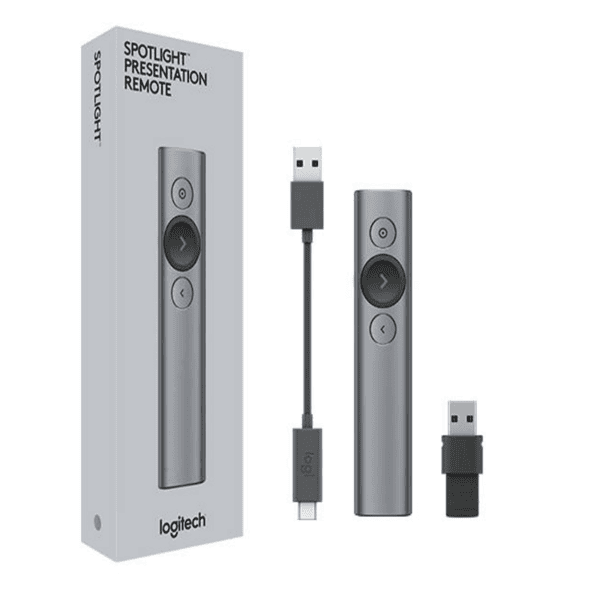 Apuntador Logitech Spotlight Gris Bilingual 910-005216