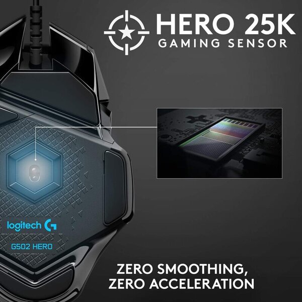 Mouse Logitech G502 Hero RGB 910-005469 - Image 2
