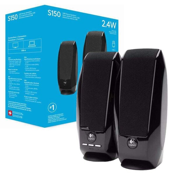 Parlantes Logitech S150 Digital USB Negro 980-000028