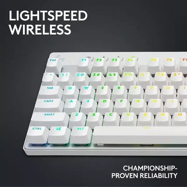 Teclado Logitech Pro X TKL Lightspeed White - Image 2