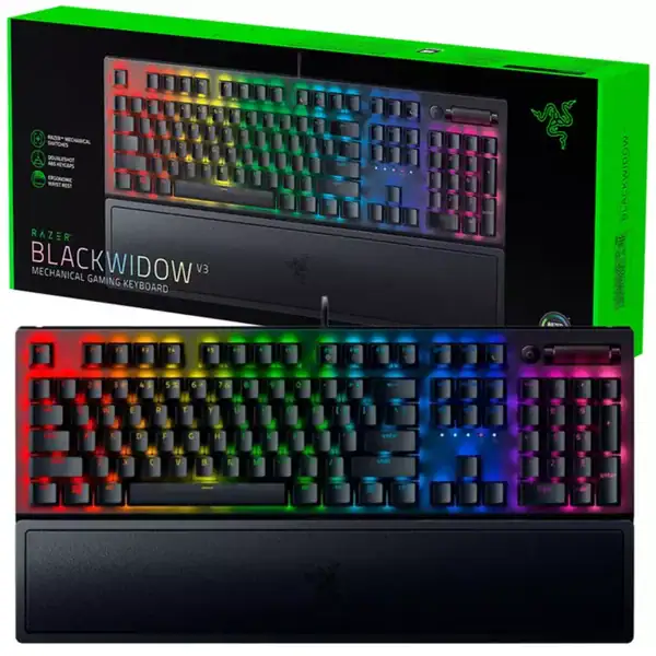 Teclado Mecanico Razer blackwidow v3 yellow switch RZ03-03541900-R3M1