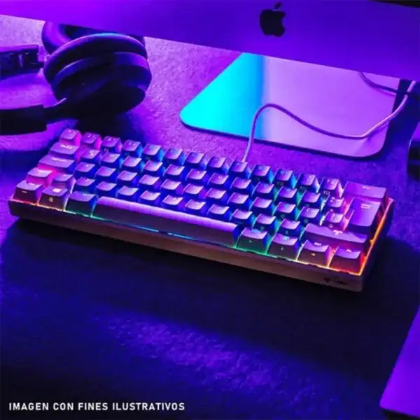 Teclado Mecánico Gamer Vsg Mintaka Blanco Switch Azul - Image 2