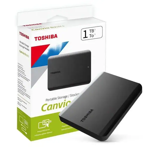 Disco Externo Toshiba Canvio Basics 1tb Negro