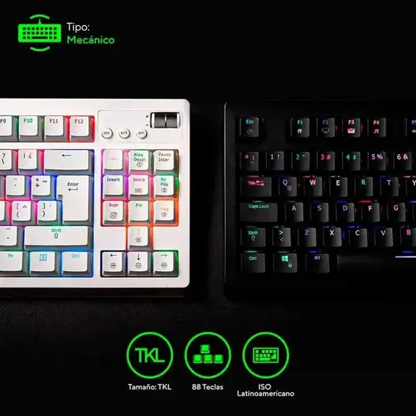 Teclado Gaming Vsg Quasar Negro - Image 4