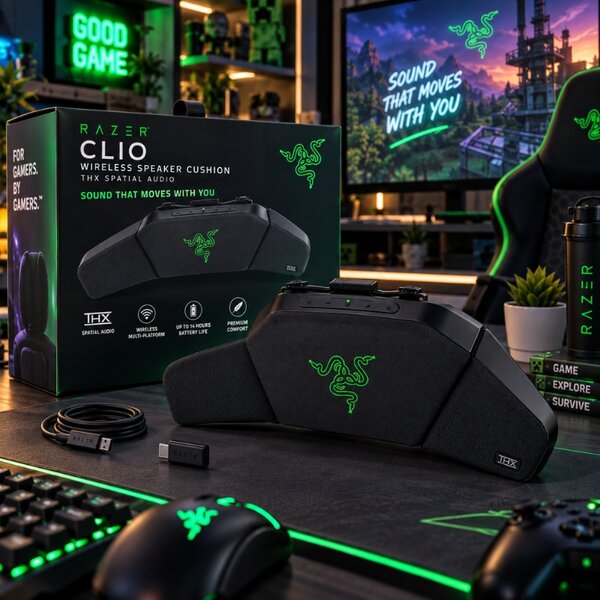Cojín Parlante Razer Clio Wireless THX Spatial Audio