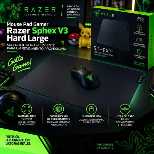 Mouse Pad Gamer Razer Sphex V3 Hard Large