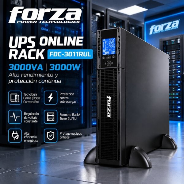 UPS Online Rack Forza 3000VA 3000W FDC-3011RUL
