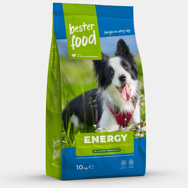 Sausas maistas šunims Besterfood Energy su jautiena (10 kg)