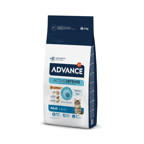 Advance Adult Cat sausas maistas su vištiena ir ryžiais katėms, 15kg