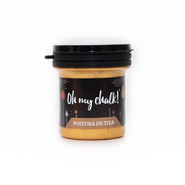 OH MY CHALK PINTURA TIZA METALIZADA 110 CC ORO