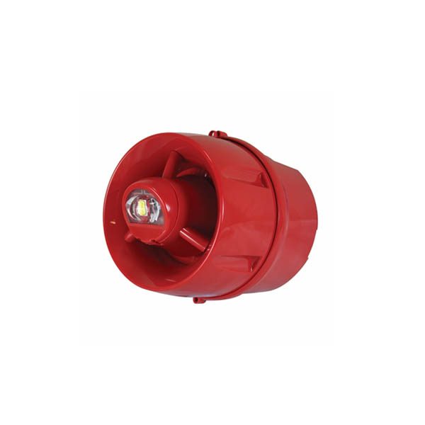 Addressable Combined loop powered red Sounder/Beacon with Deep base- LPCB Approved