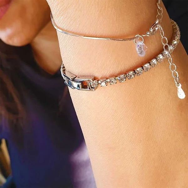 KRKC Damen Tennis Armband - 14K Gold Vergoldet Mit Zirkonia