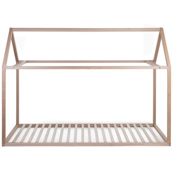 Childhome - Lit Cabane - 70x140 Cm - Bois - Naturel Childhome