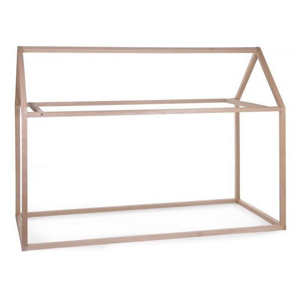 Childhome - Lit Cabane - 70x140 Cm - Bois - Naturel Childhome