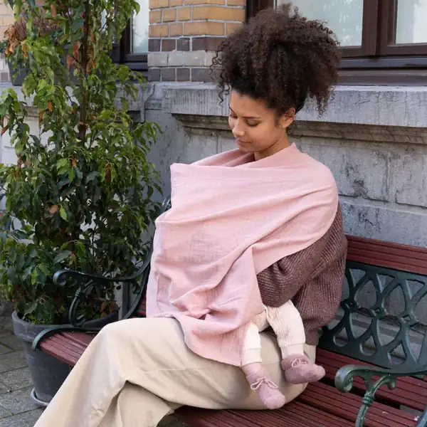 Doomoo - Tablier D’ Allaitement Mom'n Play Pink Doomoo