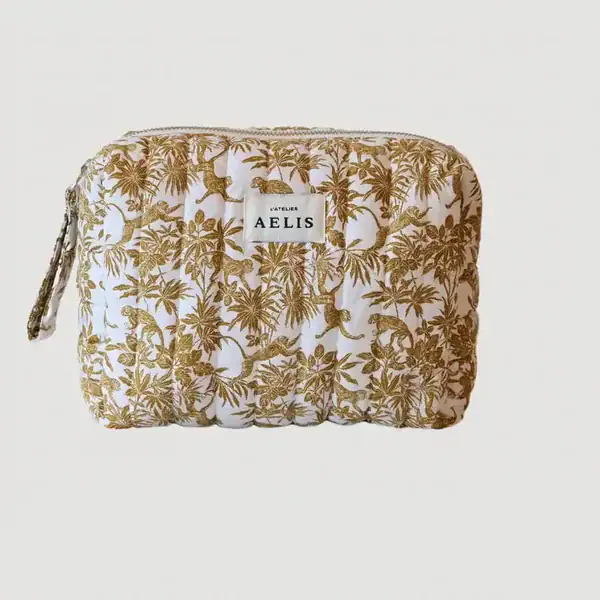Aelis - Trousse moyenne singe jaune