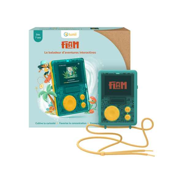 Lunii FLAM avec coque verte