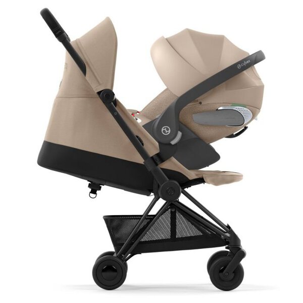 Cybex Poussette Duo Coya Matt Black Cloud T Plus Cozy Beige – Image 2
