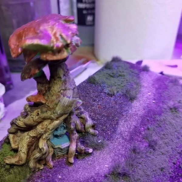 Sumpfdiorama, noch nicht ganz fertig. #diy #hartschaum #lootstudios #3dprint #airbrush #art #diorama #workinprogress #swamp #sumpf #modellbau