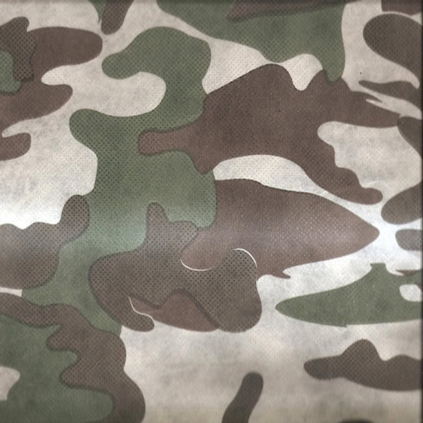 Friselina estampada camuflado verde