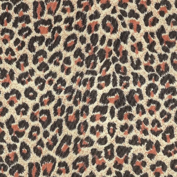 Friselina estampada animal print marrón