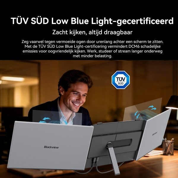 Blackview DCM6 14" Dubbele Draagbare Monitor