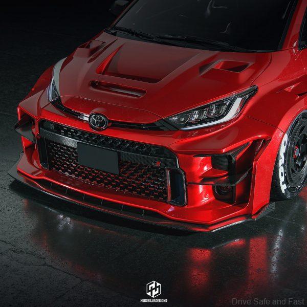 Toyota Yaris GR_Hugo Silva_front nose