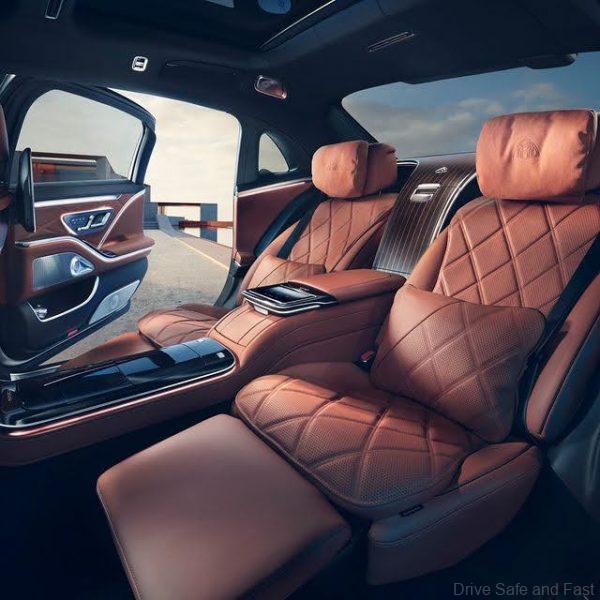 Maybach rear seat comfort_brown