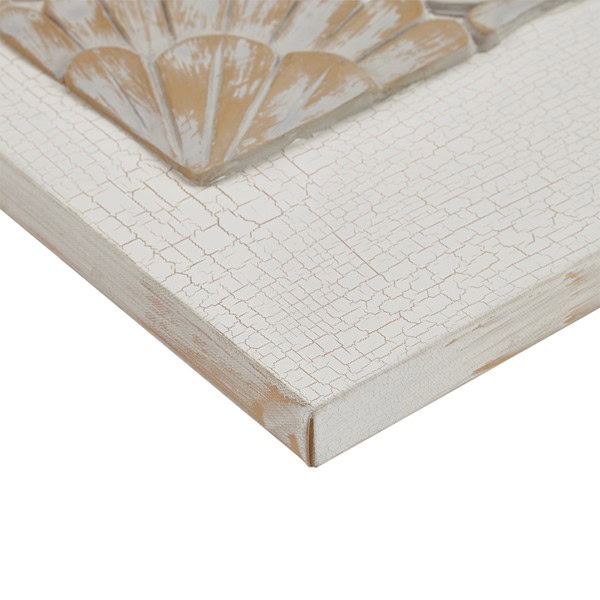 Madison Park Mandala Triptych 3-piece Dimensional Resin Canvas Wall Art Set in Natural MP95A-0281