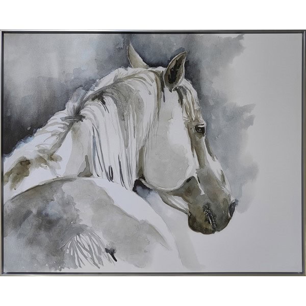 Madison Park Derby Framed Embellished Canva in Blue MP95C-0309