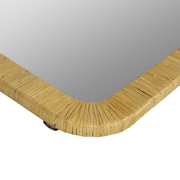 INK+IVY Nova Natural Rattan Wall Mirror in Natural, Rectangle II95F-0155 - Image 3