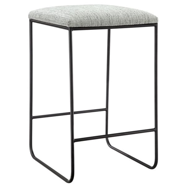 Martha Stewart Hastings Counter Stool in Grey/Black MT104-0085 - Image 2