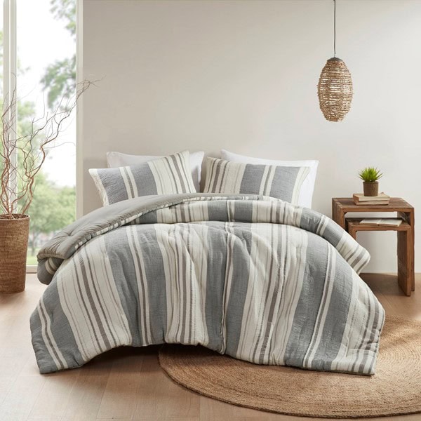 Woolrich Mesa Comforter Set in Grey, Full/Queen WR10-4046 - Image 4