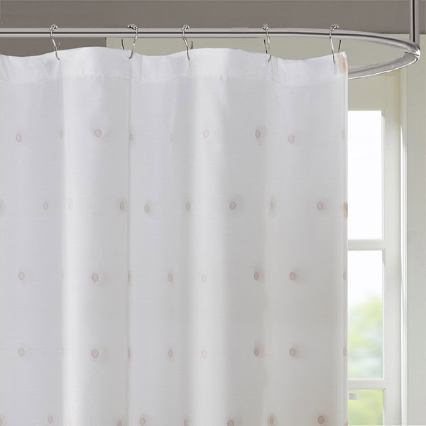 Madison Park Sophie Shower Curtain in Blush, 72x72" MP70-7471 - Image 4