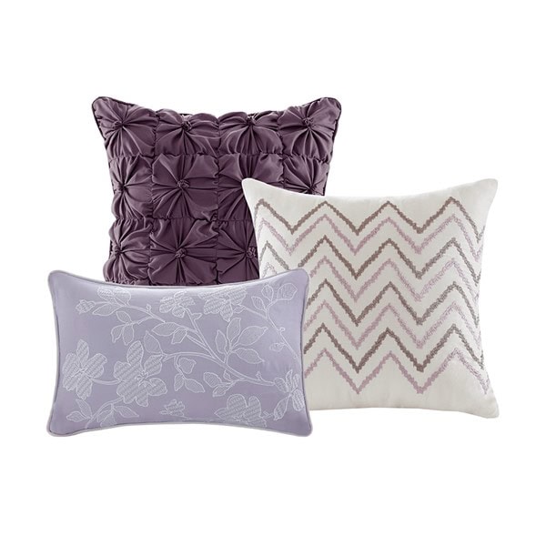 Madison Park Luna 6 Piece Printed Quilt Set with Throw Pillows in Taupe, Full/Queen MP13-2122 - Image 4