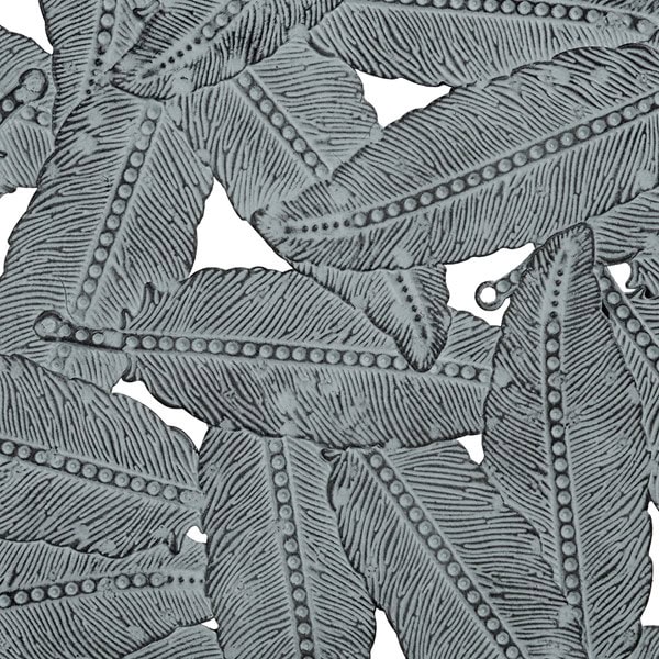 Madison Park Rossi Textured Feather 3-piece Metal Disc Wall Decor Set in Blue, Set of 3 MP167-0096 - Image 5