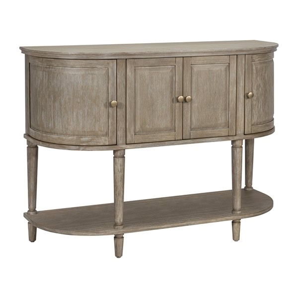 Martha Stewart Ayanna Accent Cabinet with Lower Shelf in Reclaimed Wheat, One Size MT130-1212 - Image 3