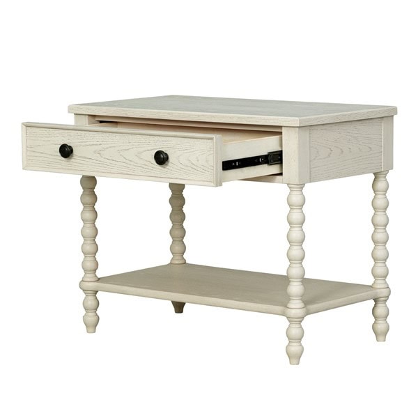 Madison Park Signature Beckett Large Nightstand in Antique Cream, One Size MPS136-0339 - Image 7